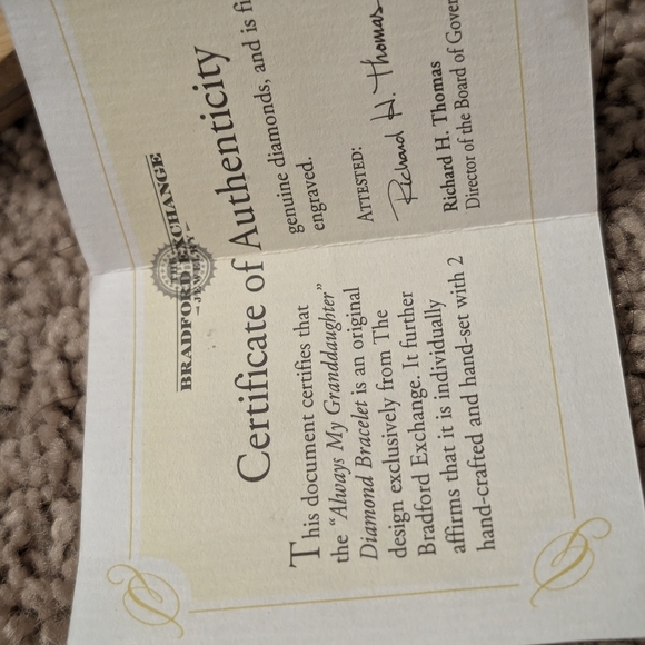 The Bradford Exchange Always Be My Granddaughter Bracelet - Picture 3 of 8